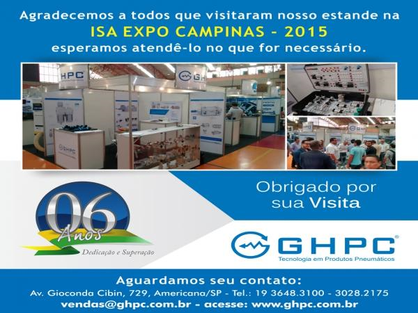 Equipe GHPC Do Brasil Na Feira Isa Expo Campinas 2015.
